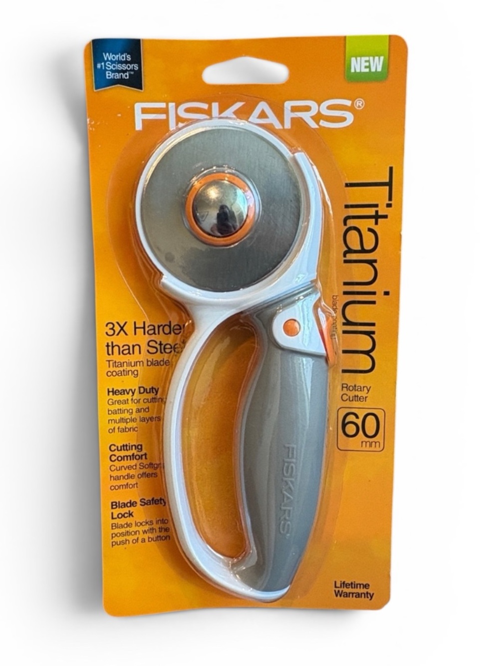 Fiskars 60mm Titanium Rotary Cutter NEW